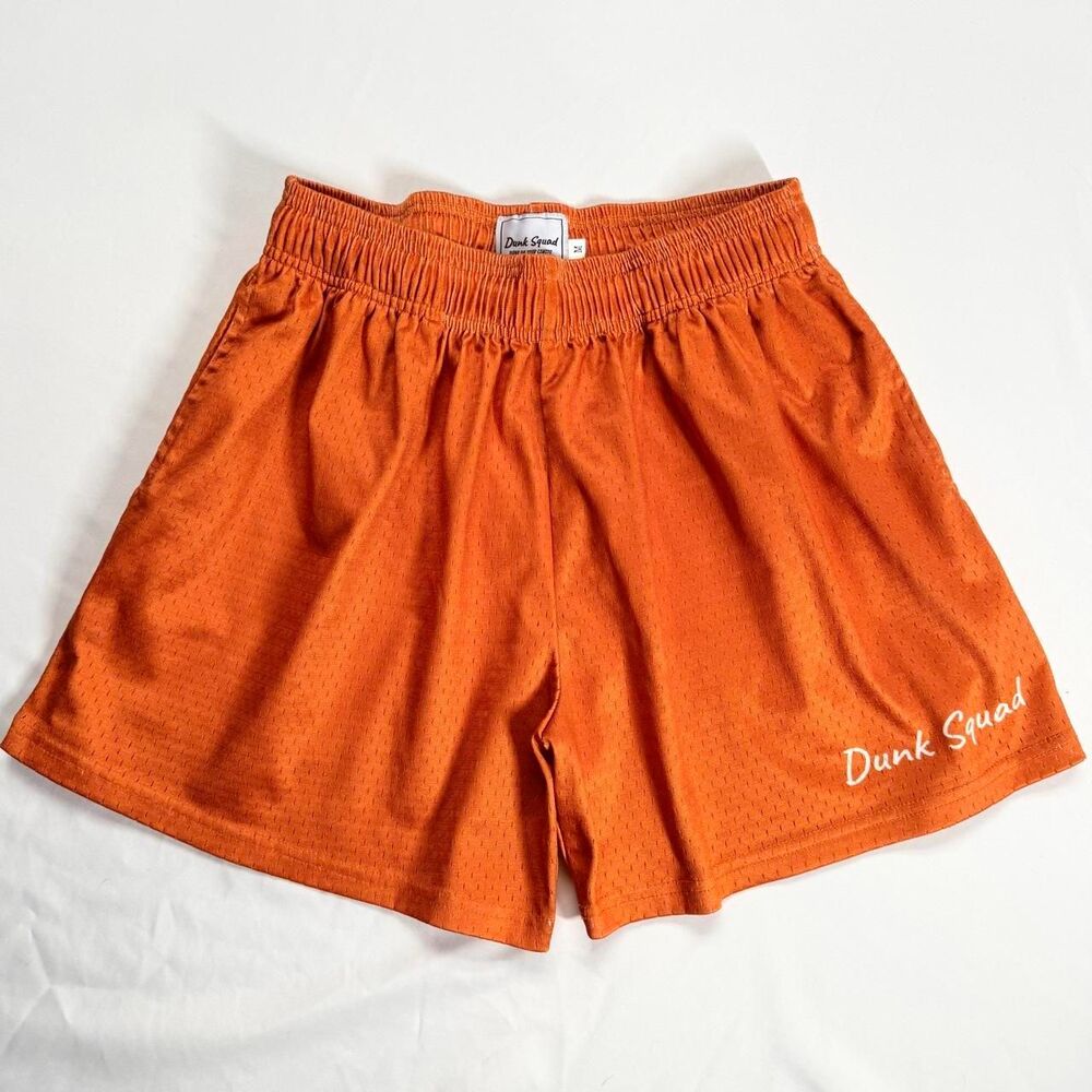 dunk squad orange shorts 4.5” inseam men’s size medium